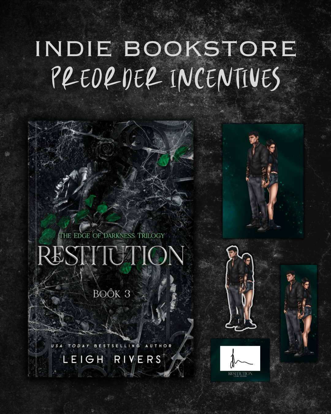 Restitution (The Edge of Darkness, #3) by Leigh Rivers **PREORDER