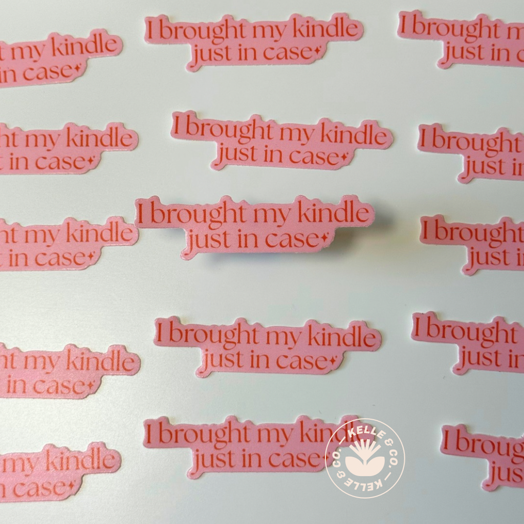 Funny Book Sticker | Kindle stickers | Books | Stickers