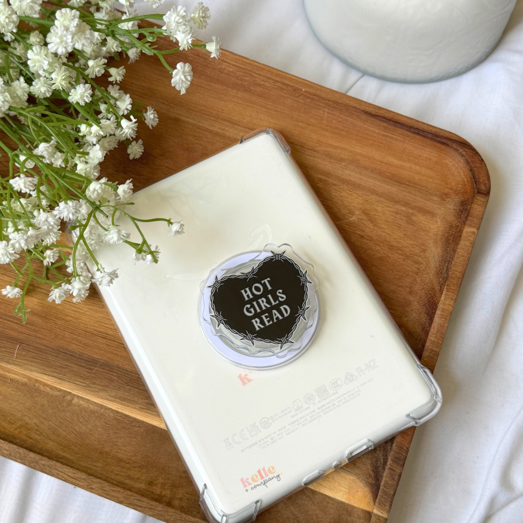 Hot girls read Kindle accessory | kindle grip | kindle case: Make it MagSafe