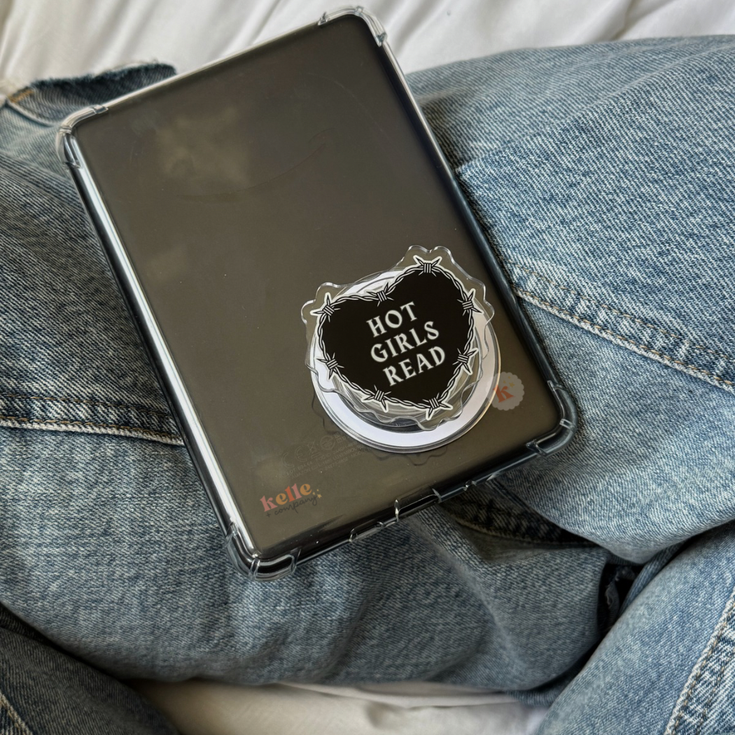 Hot girls read Kindle accessory | kindle grip | kindle case: Make it MagSafe